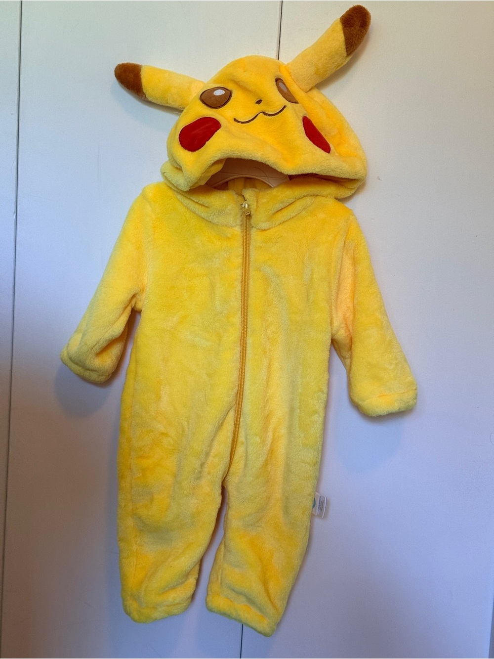 Plush Pikachu Pokemon 1-4m costume onesie kigurumi LIKE NEW